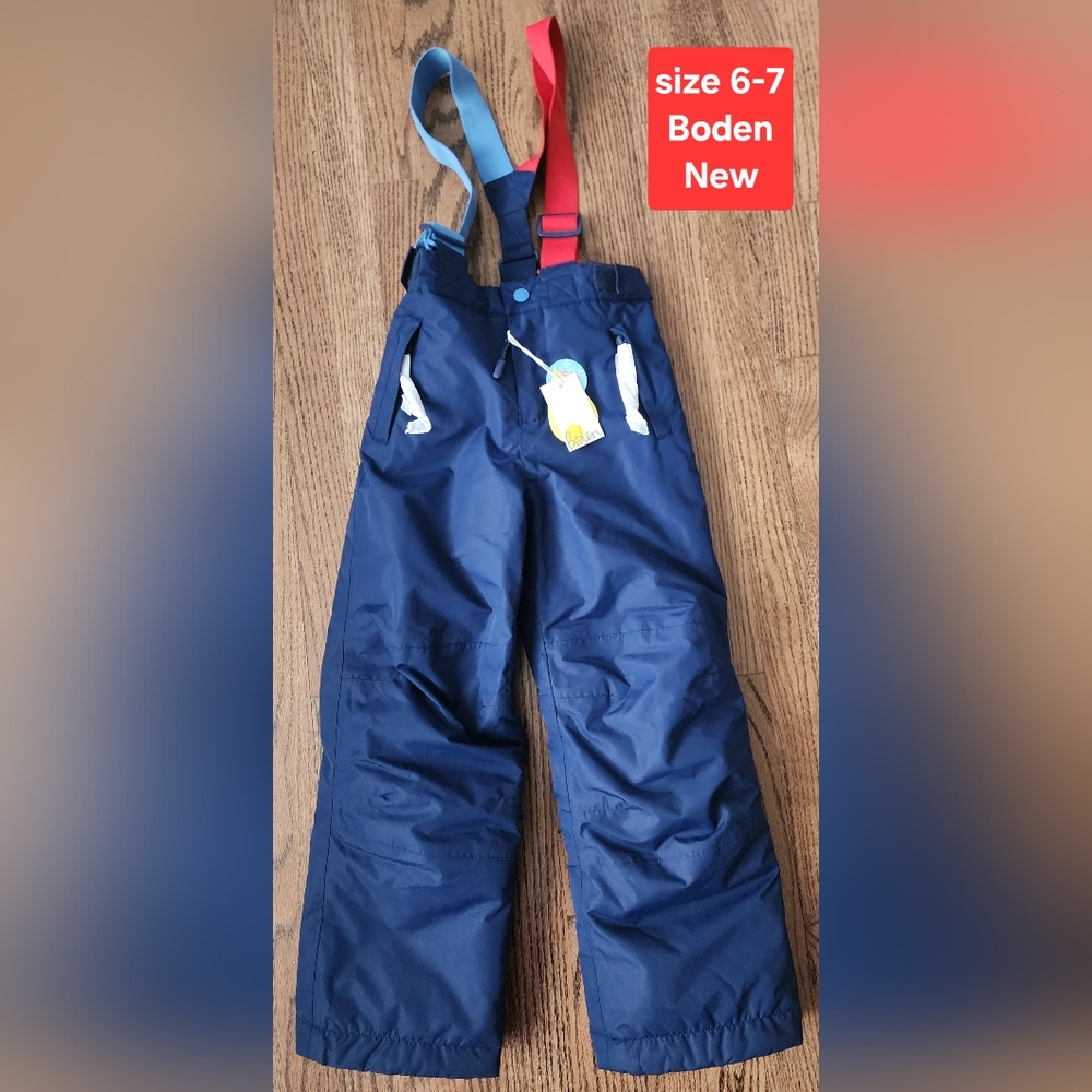 Boden Kids Blue Snow Pants